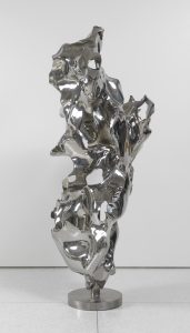 Zhan Wang, Ornamental Rock, 1996, Stainless steel. Smart Museum of Art, The University of Chicago, Gift of Carl Rungius, by exchange, 2000.24.