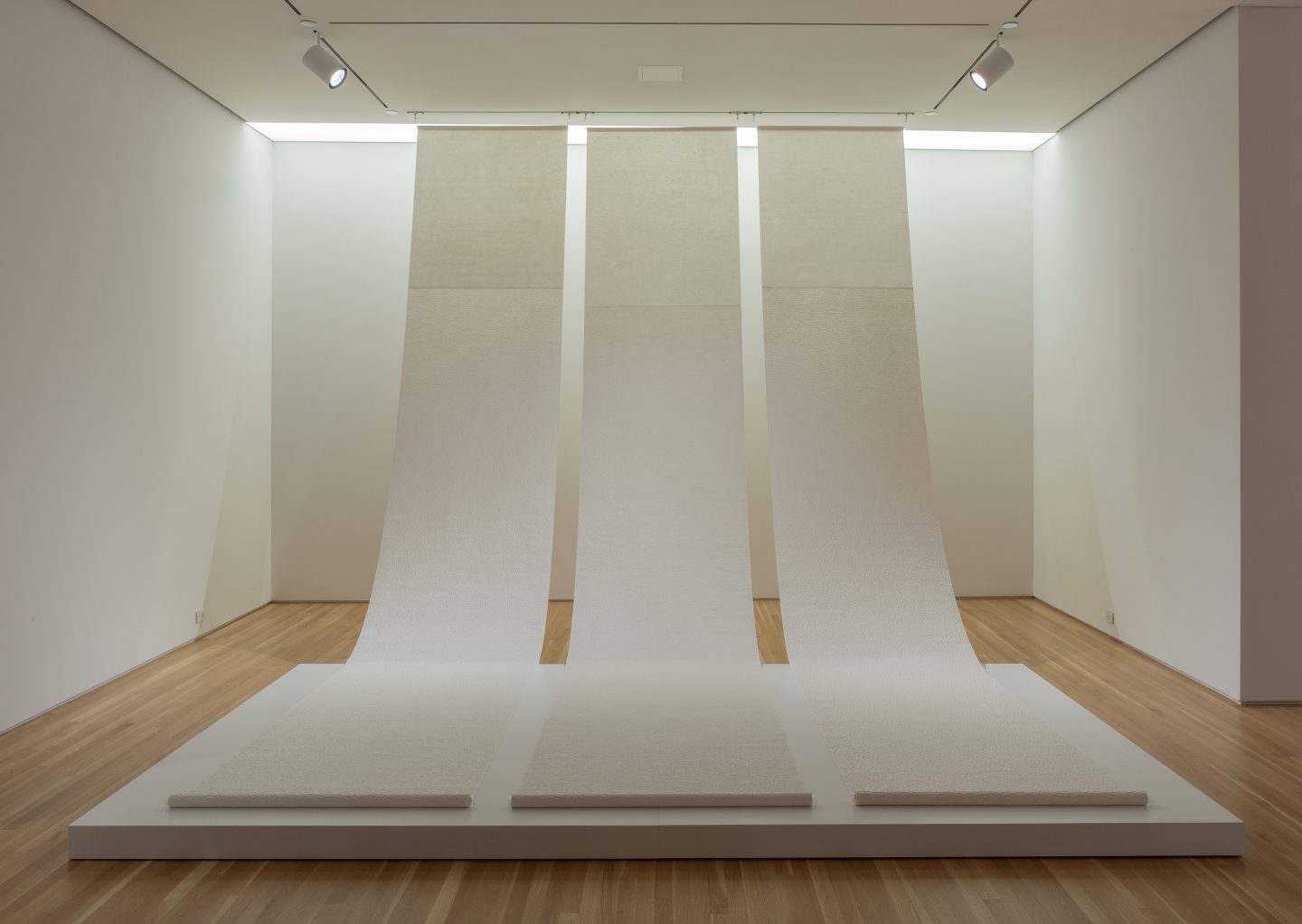 Zhang Yu, Fingerprints, 2008. Installation view, The Allure of Matter: Material Art from China, Wrightwood 659.